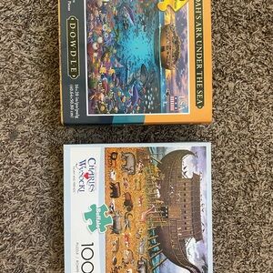 Set of 2 Noah's Ark puzzles